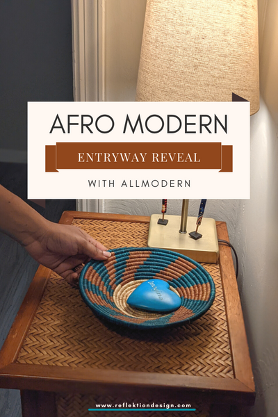 Une entrée afro moderne révélée avec AllModern 