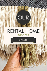 Our Rental Home Decor Update: Bedroom Preview