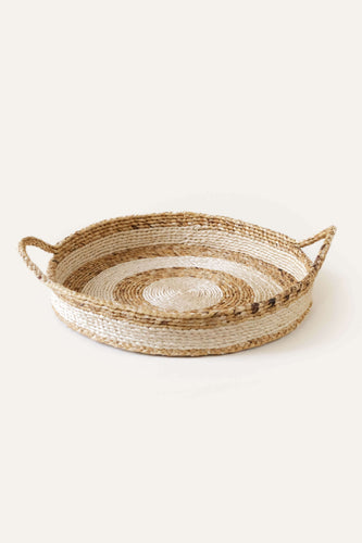 Natural Banana Leaf and Sisal ServingTray