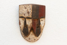 Multicolor Painted African Aduma Wood Mask