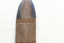 Long & Slim African Tribal Wood Panel