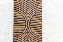 Shadow & Light Carved African Wood Panel