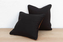 Set of Two Tribal Vintage African Kente Pillow Covers Orange Blue