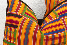 Set of Two, Asante Vintage African Kente Pillow Covers