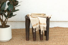 Charming Old African Wood Nupe Side Table