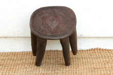 Charming Old African Wood Nupe Side Table
