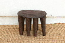 Round Artisanal African Side Table