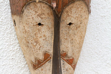 Spirited Dance African Goli Wood Mask Art