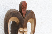 Kwele Protector Wood Mask  African Wall Art