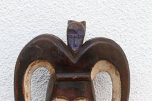 Vintage African Mask Wall Art, Inner Peace
