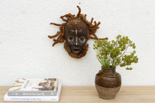 Textured Rope Hair African Mask