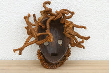 Textured Rope Hair African Mask