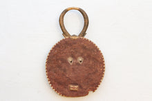 Rusted Brown African Sun Wood Mask