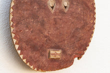 Rusted Brown African Sun Wood Mask