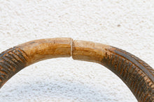 Rusted Brown African Sun Wood Mask