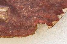 Rusted Brown African Sun Wood Mask