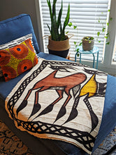 3 Antelopes Korhogo Fabric Wall Art