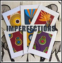 mystery african fabric art with imperfections