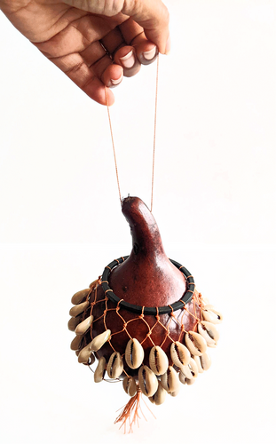 {PRE ORDER} Cowrie Shells African Gourd Shaker