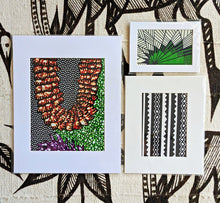 Mattierte Ankara-Stoffkunst
