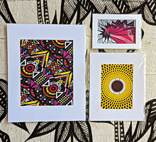 Mattierte Ankara-Stoffkunst