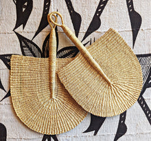 Natural Woven Wall Fan