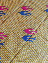 Two Birds Abstract African Print Fabric 2 Yards