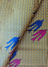 Two Birds Abstract African Print Fabric 2 Yards