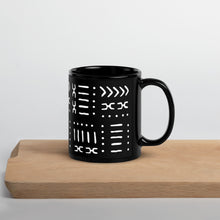 Black White Mud Cloth Pattern Coffee Mug 11 oz