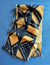 Black Brown Mud Cloth Table Runner/Scarf