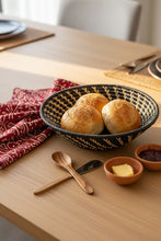 Serviettes de table à imprimé bloc rouge canneberge - Lot de 2