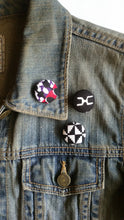 African Print Fabric Jacket Pin Set {Assorted}