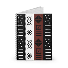 african pattern spiral notebook