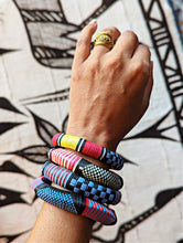 Blue Multi Color Tuareg Bracelets Set of 4