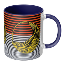 Fulani Earring Motif Coffee Mug | Vibrant African Print Teacup