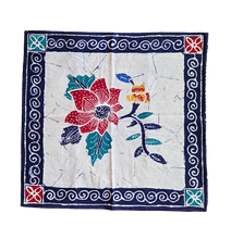 Serviette de table à imprimé bloc de canneberges blanches