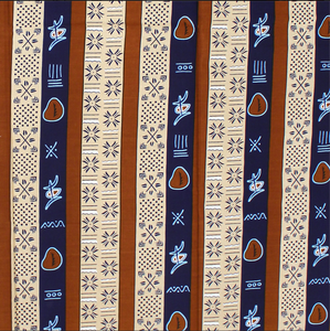 Blue Cowrie Ankara Fabric 2 yards