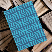 Blue African Pattern Hardcover Lined Journal