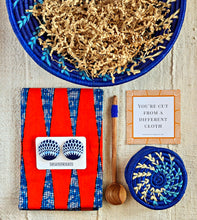 Head Wrap Girl Afrocentric Gift Basket For Her - Blue