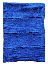 Bright Blue Mud Cloth Fabric Throw