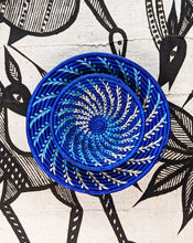 African Baskets & Drink Coasters Gift Set Blue