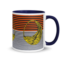 Mug Motif africain de boucle d'oreille Fulani jaune