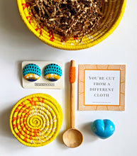 Small Afrocentric Gift Basket For Her - Yellow