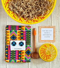Head Wrap Girl Afrocentric Gift Basket For Her - Yellow