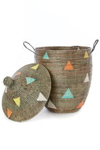 Large Teranga Triangles Hamper Basket from Senegal 