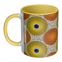 left angle yellow orange coffee mug