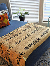Light Tan Mud Cloth Table Runner/Scarf