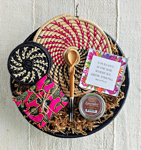 {PRE ORDER} Deluxe Mother's Day Gift Basket - Pink & Black