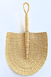 Natural Woven Wall Fan