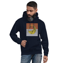 Navy Blue Fulani Earring Hoodie Unisex